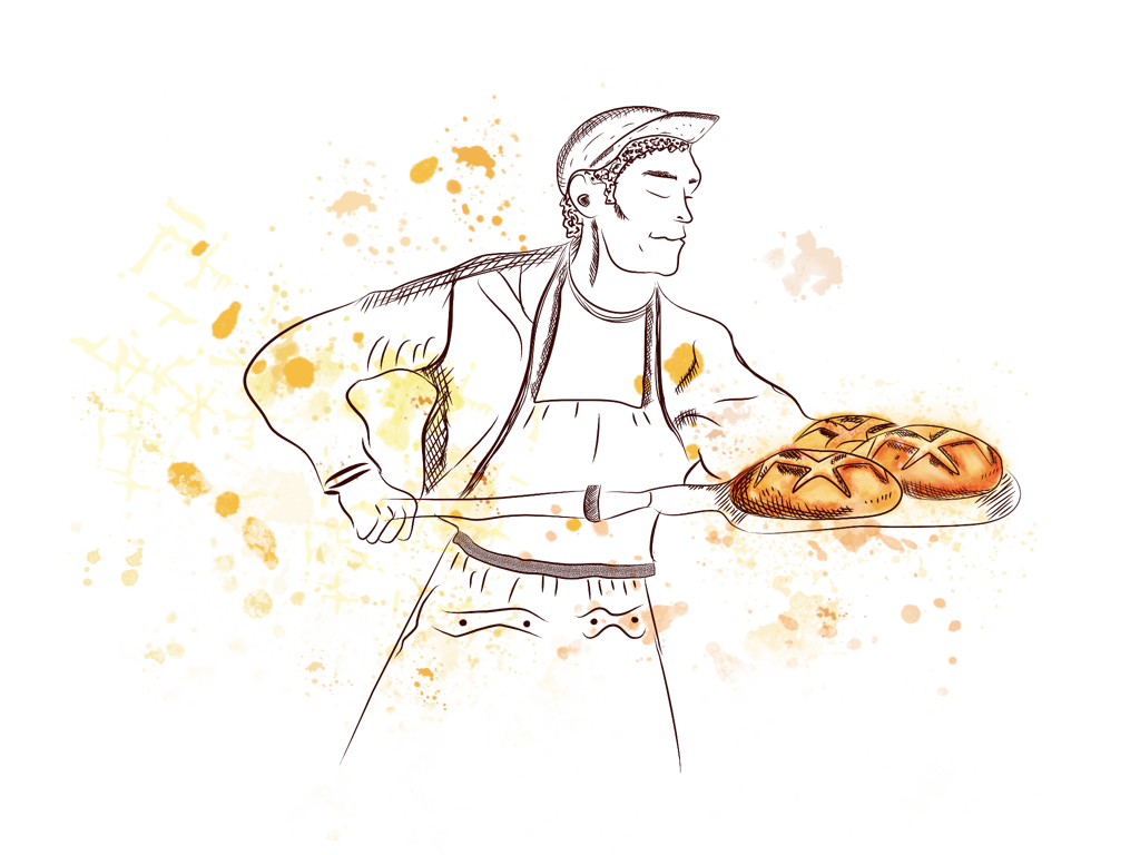 Bakery Baker-Black